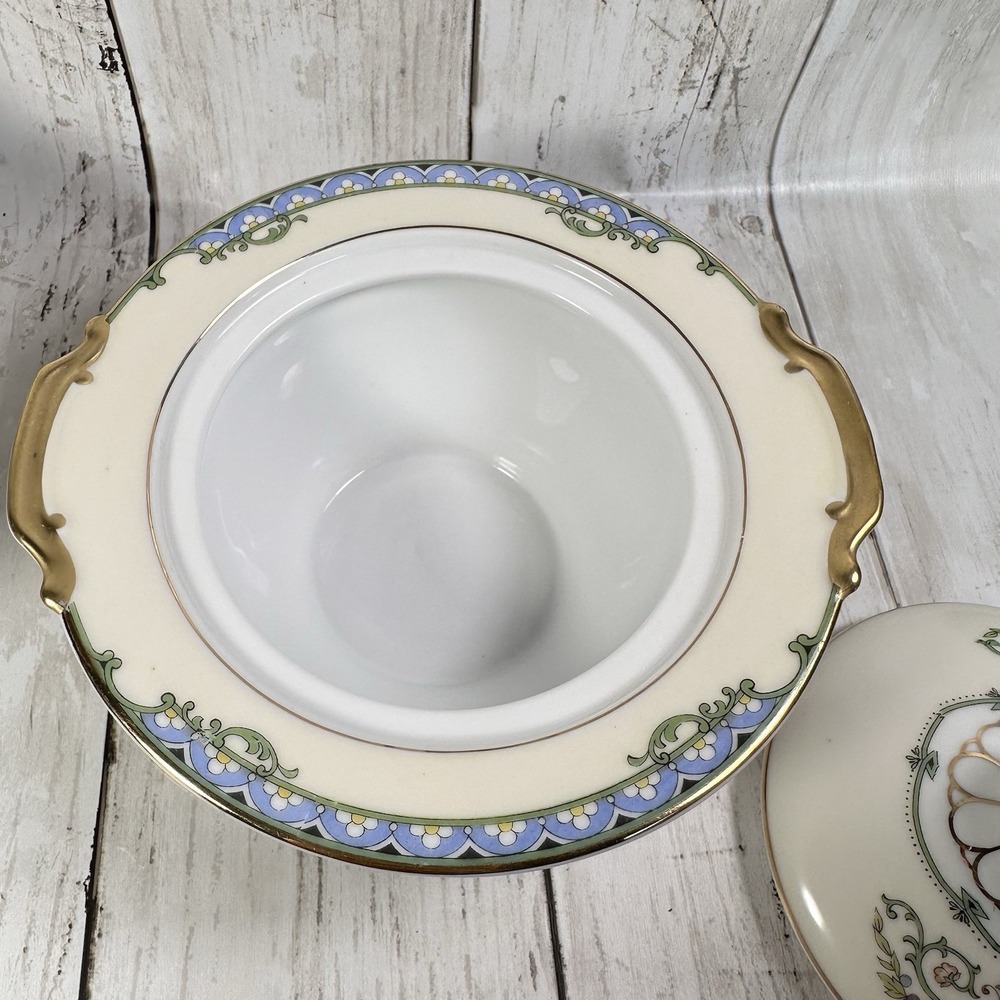Vintage Noritake Favorita‎ Morimura Gold Trim  Cream and Sugar Bowl - Picture 8 of 16